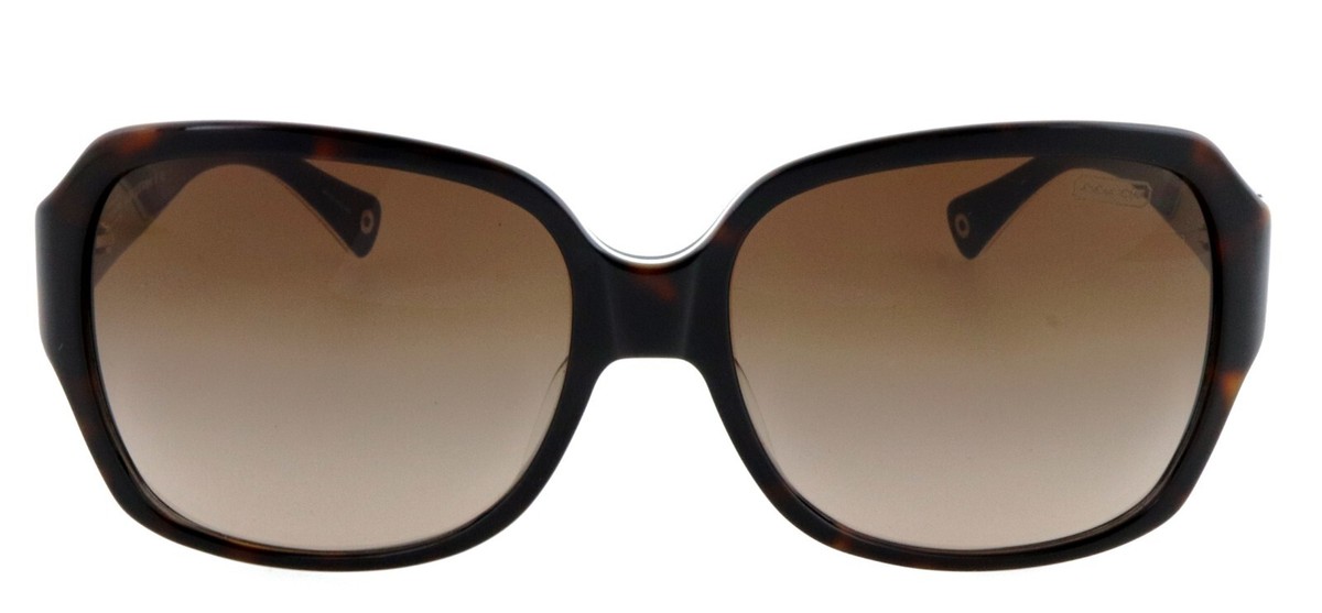 New COACH HC8043 Bridget 5089/13 59mm Brown Havana Oversized 