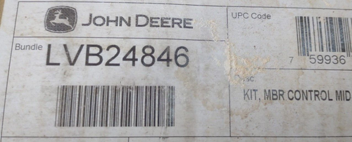 John Deere LVB24846 Mid PTO Controller Kit Fits 3020 Series Cab Tractors SKUQ