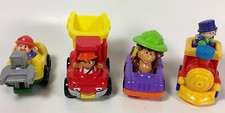 Little People Wheelies 2005 McDonald's Happy Meal Toys Lot Of 4