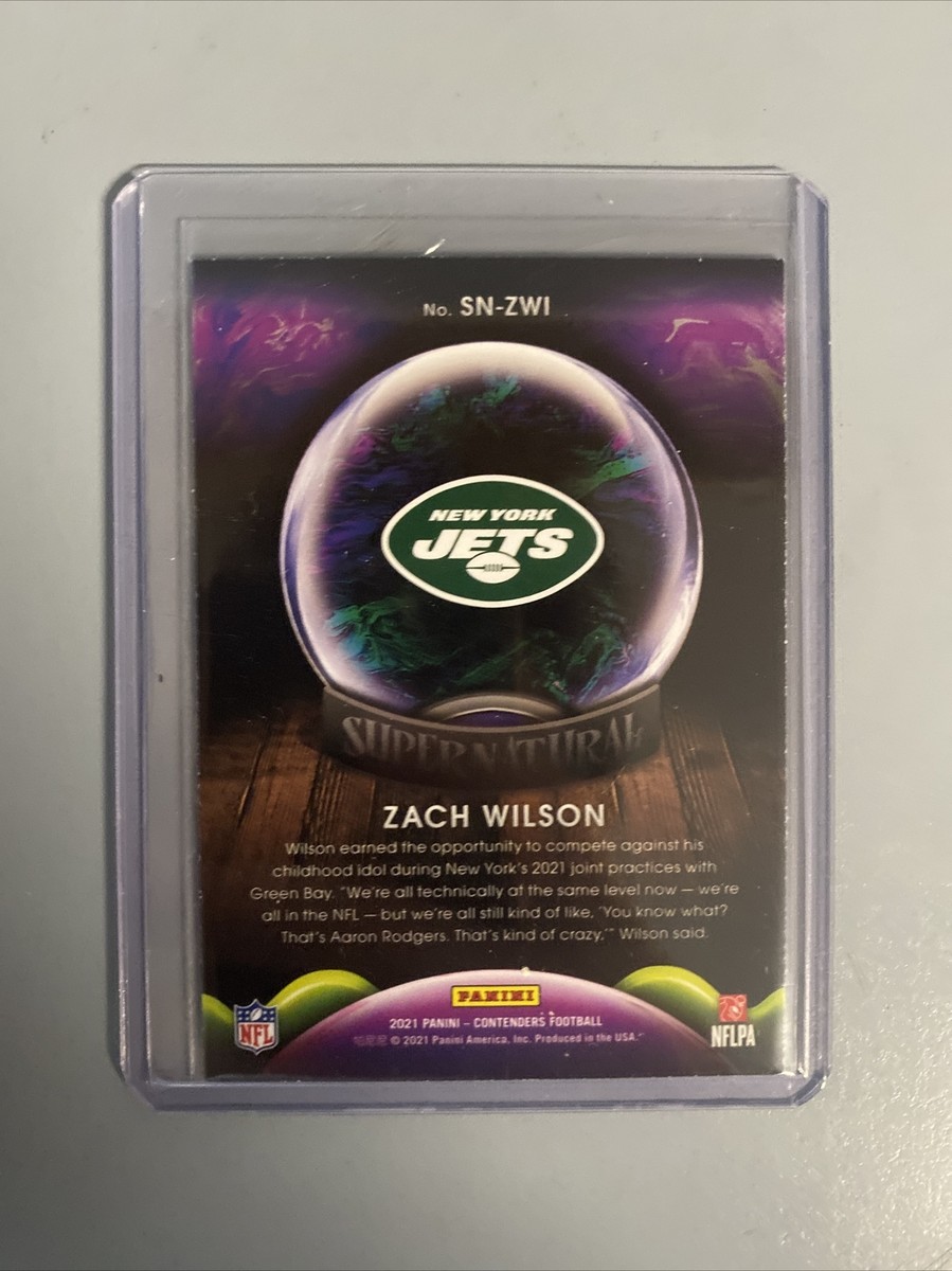 スーパーナチュラル 2021 Contenders Zach Wilson Supernatural Insert Rookie RC