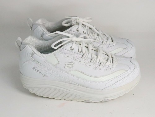 Skechers Shape Ups Shoes Women 9 White 