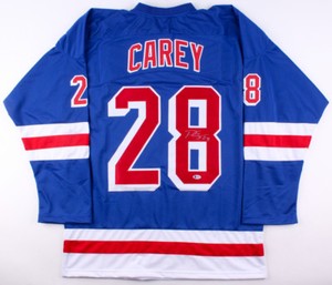 Paul Carey Signed Rangers Blue Jersey (Beckett COA) Playing career 2012–present