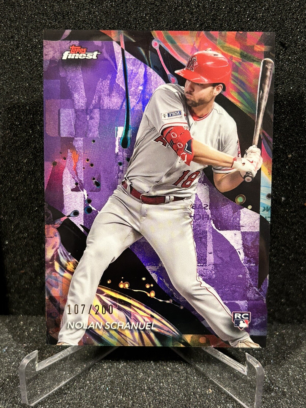 Nolan Schanuel /200 2024 Topps Finest #182 Purple Refractor Uncommon RC