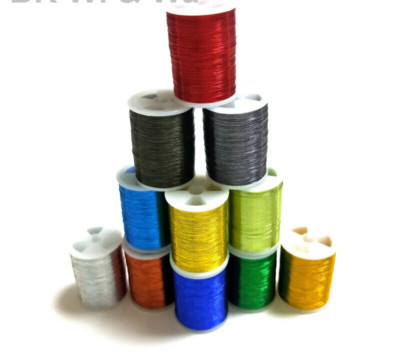 Metallic Thread  200m/Spool  150D Fishing Rod Component DIY Buil, Fishing Thread
