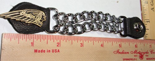 Indian vest chain USA motorcycle clothing accessory biker extender extension