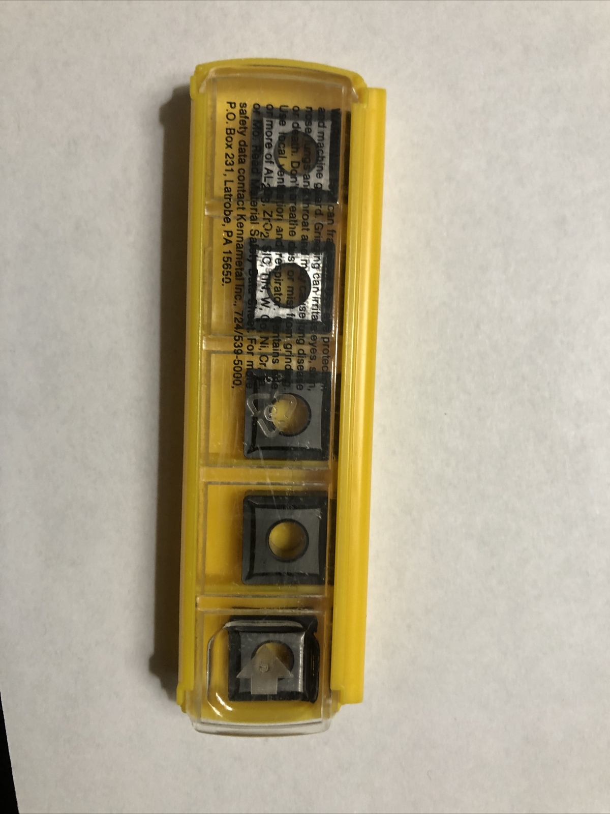 Kennametal inserts , Chip Control Insert KCP25 brand new (pack of 5) | eBay