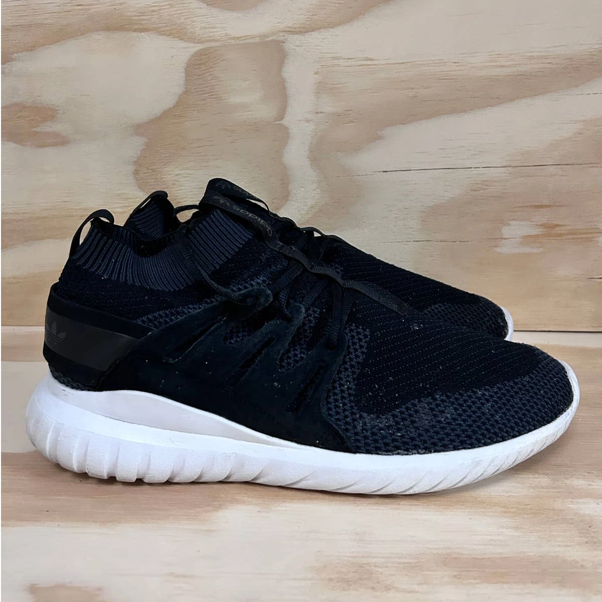 Adidas tubular top nova black white