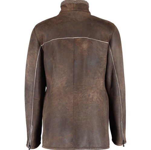 Real Shearling Jacket Coat Italy Made 