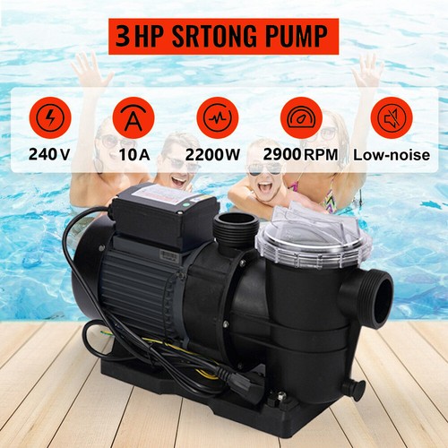 3 HP High Speed Pool Pump for up to 50000 Gallon Inground Swimming Pool