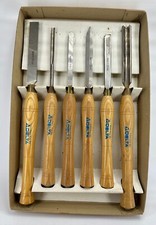 Robert Sorby for DELTA #46-640 Set of 6 Wood Turning Chisels Box (5889) NEW
