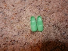 VINTAGE ORIGINAL MOD BARBIE GREEN SQUARE TOE HEELS JAPAN