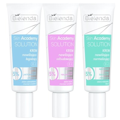 Bielenda Skin Academy Lösung beruhigende wiederaufbauende oder normalisierende Gesichtscreme