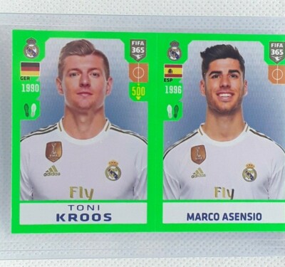 Kroos - Asensio 2020 Panini FIFA Golden World Of Football #113 Real Madrid