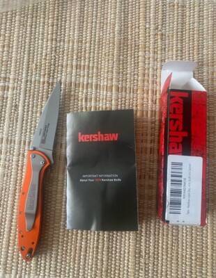 Kershaw 1660OR Leek Pocket Knife - Orange
