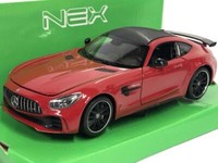 2017 Mercedes AMG GTR Rot 1:24 27 MaßStab Welly 24081R