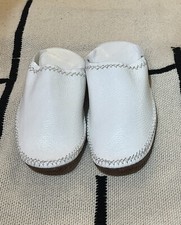white Slippers, Men white slippers babouches, Moroccan white babouches for man