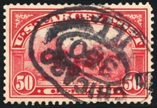 Q10, Used 50¢ XF - Parcel Post Stamp * Stuart Katz