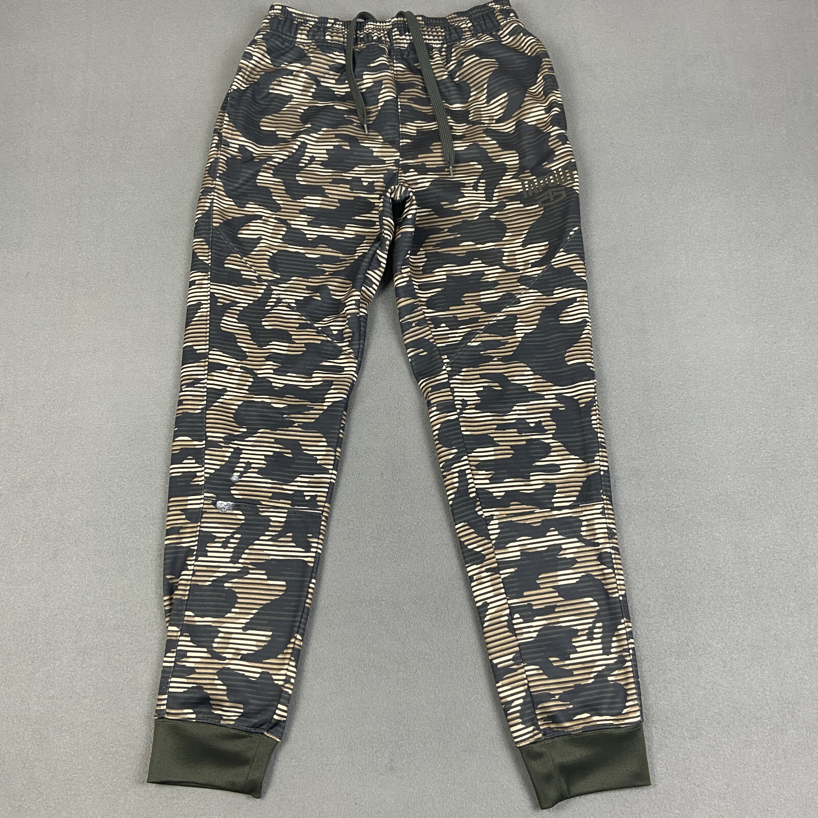 Men's Tapout Camo Joggers MMA Training Sweatpants Medium Green Brown-image