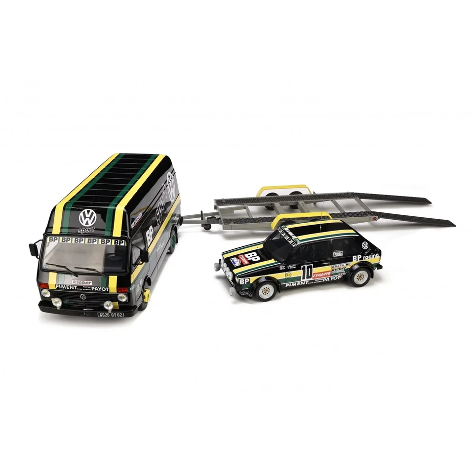 VW LT35 VAN & GOLF GTi MK1 RALLY & RAMPA PAQUETE DE 3X MODELOS A ESCALA 1:18 DE OTTO OT353 Foto 4 de 4