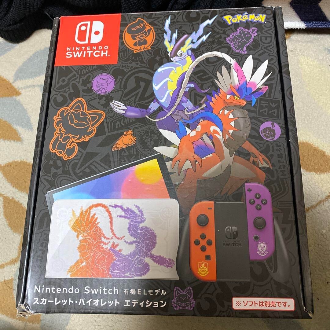 Used Nintendo Switch OLED Pokemon Scarlet and Violet Edition Used Nintendo Switch OLED Pokemon Scarlet and Violet Edition