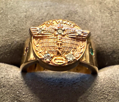 Extremely RARE Vintage 14K Superfit BOEING 35 Years of
