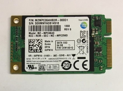 64GB mSATA SSD mixed brands