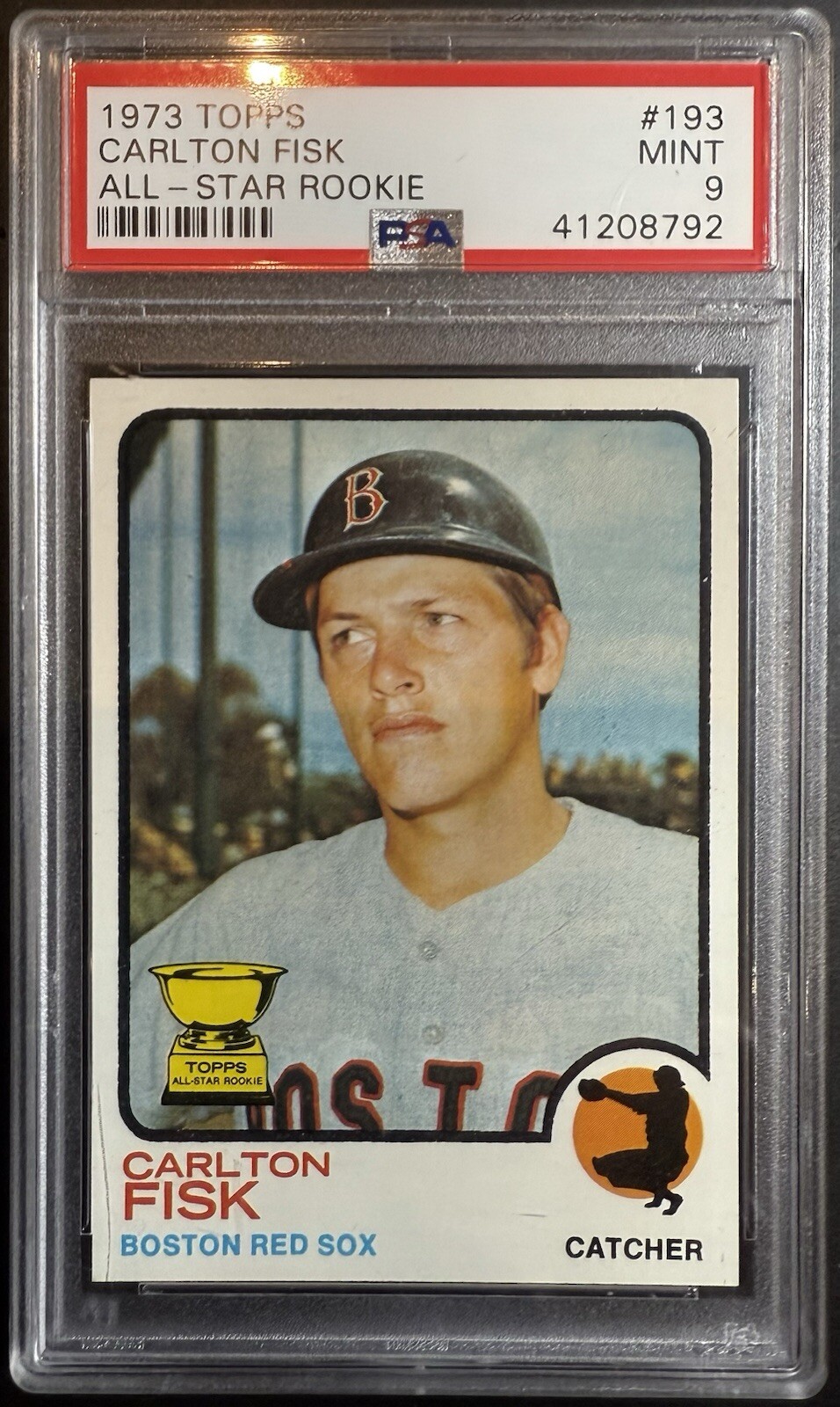 1973 Topps Carlton Fisk PSA 9 #193