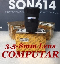 Computar T2Z3514CS-2 Varifocal Lens W/ 3.5-8mm 1/3" 1:1.4 CS Manual Iris NEW!