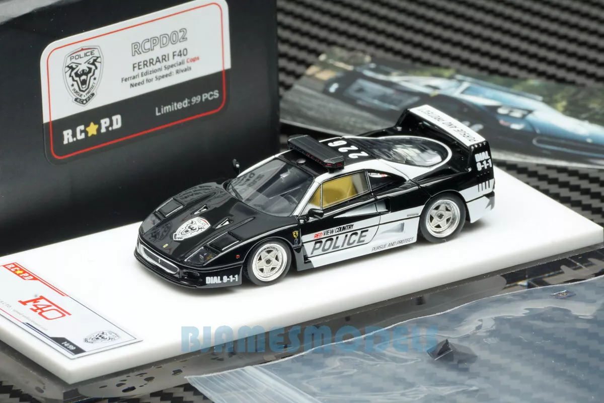 DMH 1/64 Ferrari F50+F40 Police Patrol car NFS version Resin DMH 1/64 Ferrari F50+F40 Police Patrol car NFS version Resin