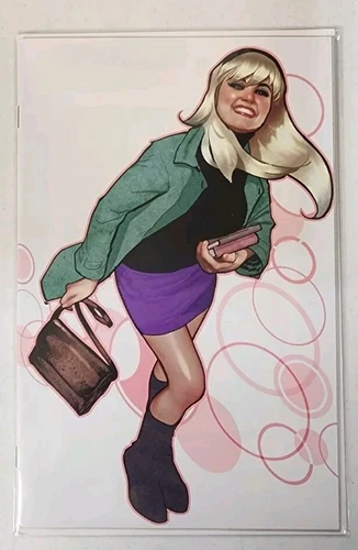 GWEN STACY #1 UNKNOWN COMICS ADAM HUGHES EXCLUSIVE VIRGIN VARIANT MARVEL Comics
