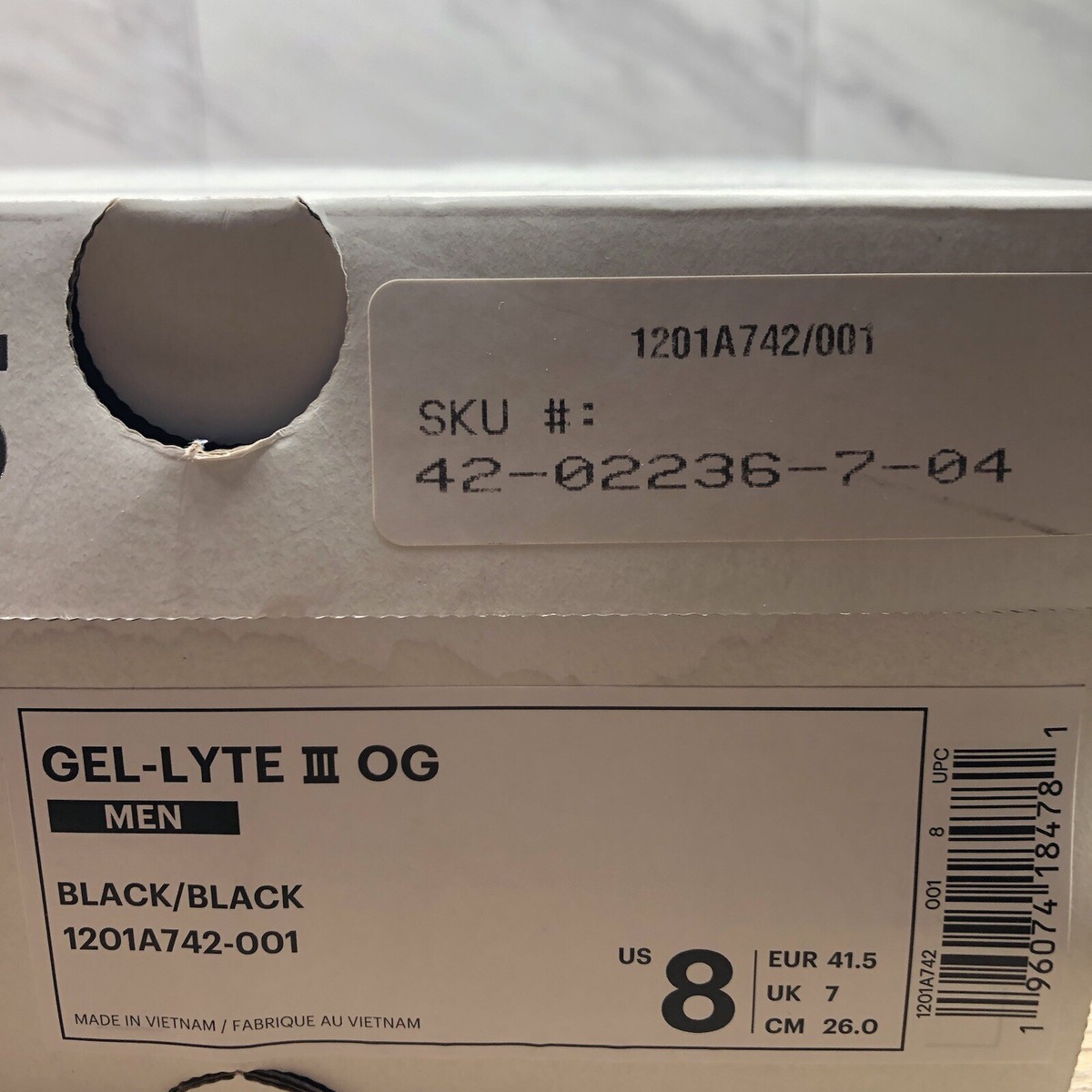Asics x Awake NY Gel Lyte 3 OG Athletic Shoes 'Headcrack Asics x Awake NY Gel Lyte 3 OG Athletic Shoes 'Headcrack
