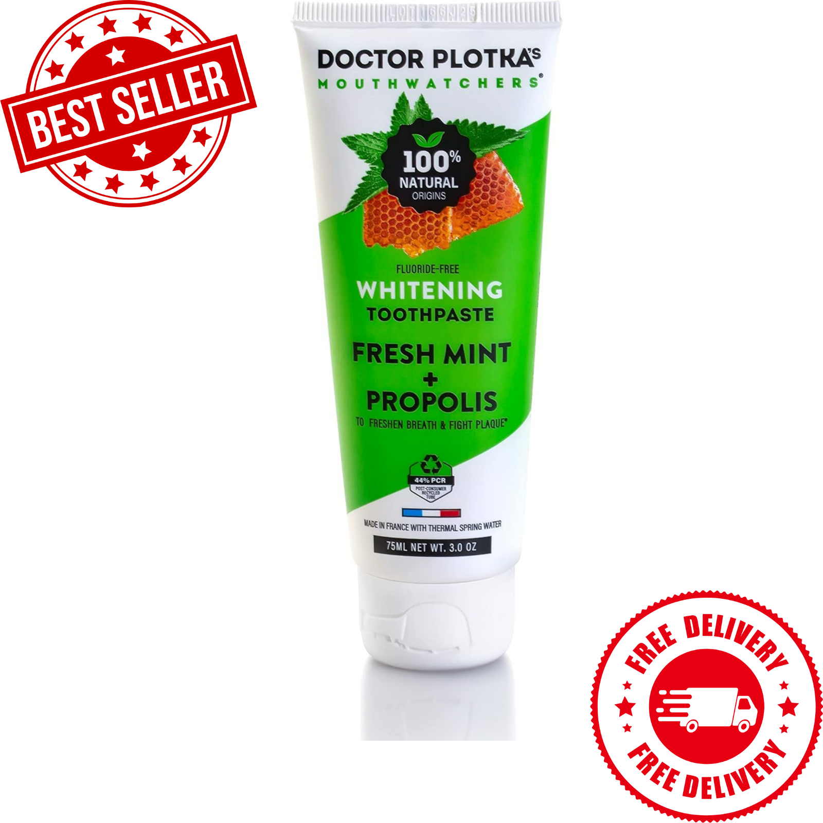 Dr Plotkas Fluoride Free Whitening Toothpaste by | Naturally Sourced Organic ...