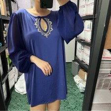 roaman’s embellished tunic blouse size Size 14/16 Excellent Dec Sale