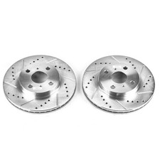PowerStop Evolution Drilled Slotted Rotors Pa...