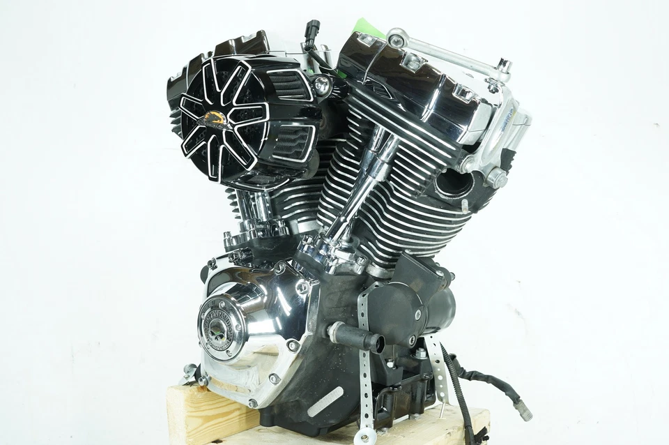 2012 Harley Touring FLTRX Road Glide OEM EFI Twin Cam 103 Engine Motor 21K Foto 4 de 4