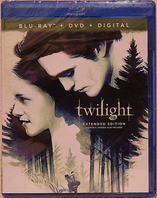 Twilight (Blu-ray + DVD, 2008) Kristen Stewart, Extended Edition - New, Sealed!