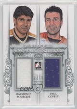 2013 In the Game-Used Silver /50 Ray Bourque Raymond Paul Coffey #EC-09 HOF f0e