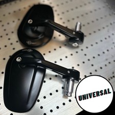 Large Bar End Mirrors High Quality Motorcycle Universal Fitment