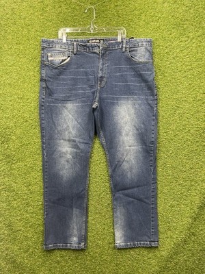 Ecko Unltd Jeans Mens 42 Athletic Fit Hip Hop Denim Y2K Stretch Casual No Button