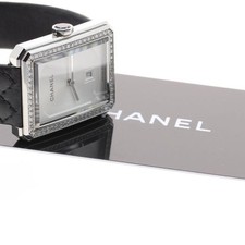 Chanel Boy.Friend H6402 27mm SS Silver Dial Quartz Date Watch #C2968