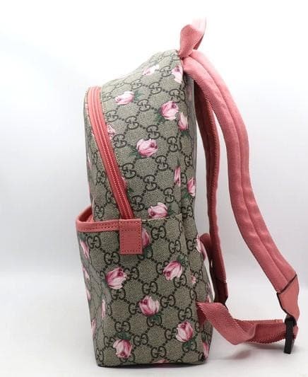 GUCCI Children's GG Supreme Floral Backpack Used Near Mint | eBay