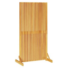 Privacy Screen Indoor/Outdoor Solid Acacia Wood Outdoor Room Divider vidaXL