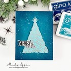 NEW- Stamptember 2025 - Gina K Designs - Shimmering Christmas -Stamp and Die Set — photo 3