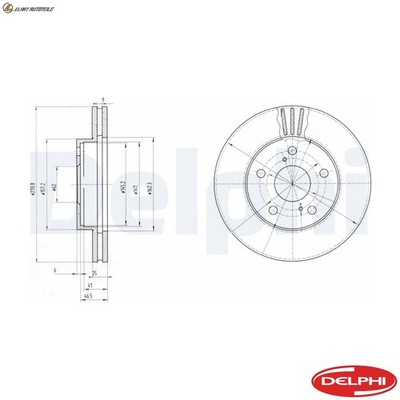 2x BREMSSCHEIBE BG2906 FÜR TOYOTA PREVIAI 2TZ-FE 2.4L 4cyl PREVIA I 