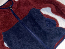 N3 WOW Boys Size 5/6 The Children's Place Plush Sherpa Full Zip jacket Coat