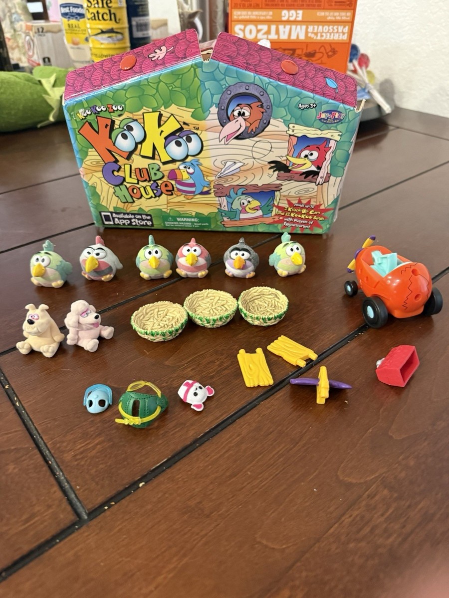 Rare KooKoo Birds Krack Up Cars Club House Carry Case Birds Nest