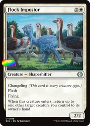 Flock Impostor #16 Foil Lorwyn Eclipsed MTG