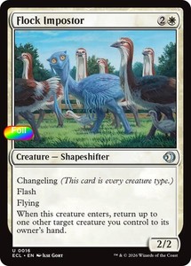 Flock Impostor #16 Foil Lorwyn Eclipsed MTG
