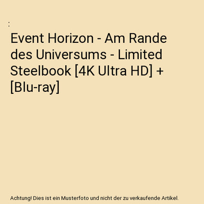 Event Horizon - Am Rande des Universums - Limited Steelbook [4K Ultra HD] + [Blu