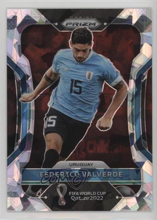 2022 Panini Prizm World Cup Qatar Ice Prizm Federico Valverde #277 14tf
